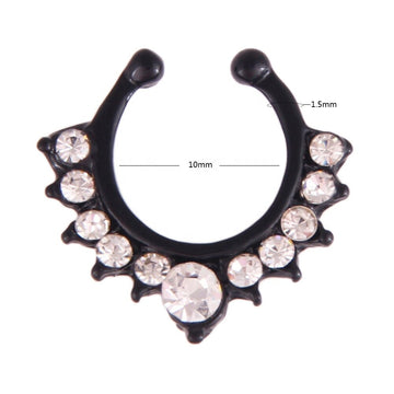 Fake Piercing Septum Ring